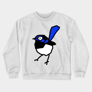 Annabel the Blue Wren Crewneck Sweatshirt